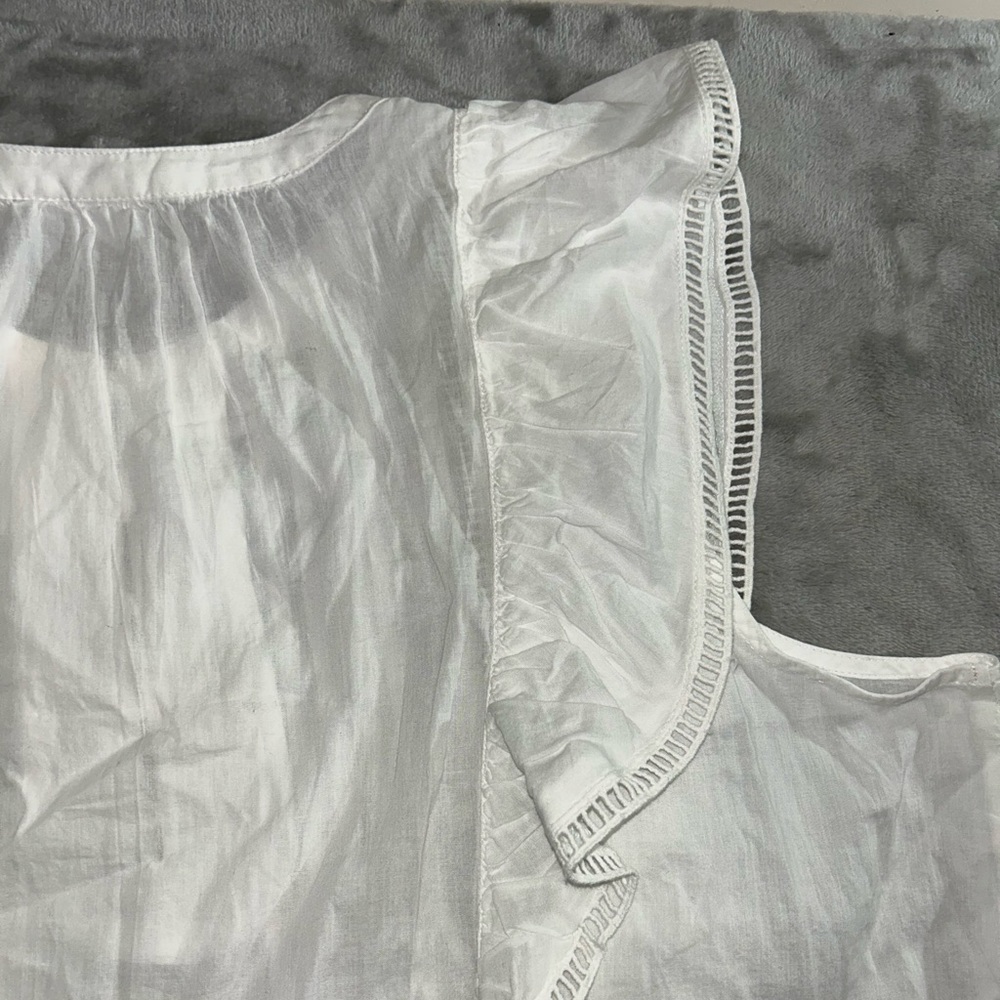 Gap Lucille off white peasant blouse - Picture 11 of 14